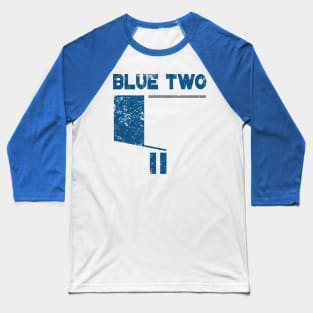 Blue 2 Baseball T-Shirt